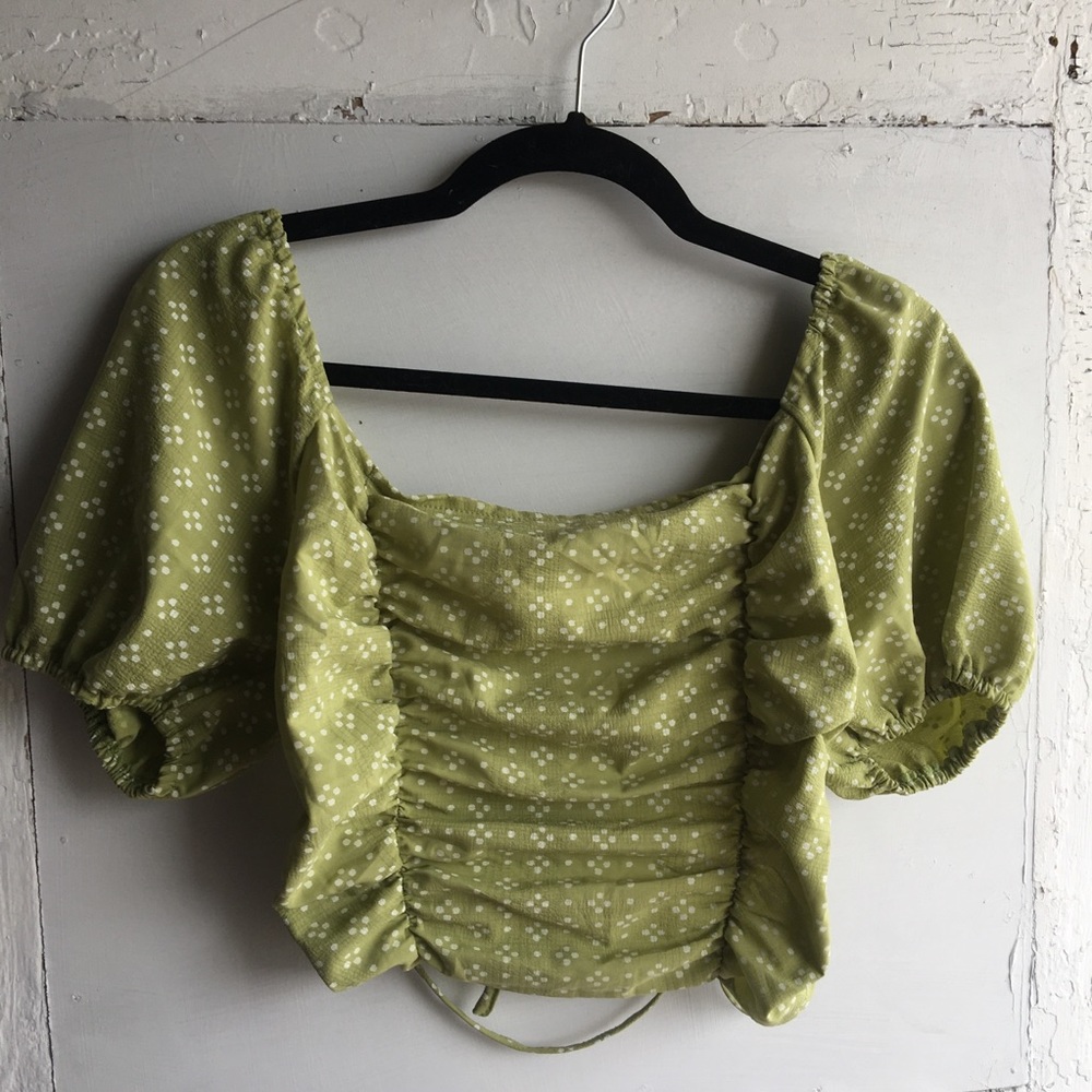 Open back Crop Top